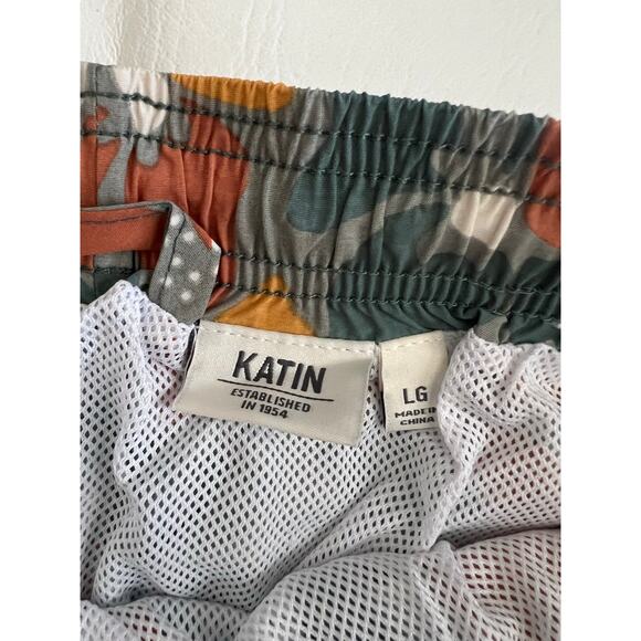 Katin Men's‎ Xander Volley Elastic Swim Trunks size Large Beach Summer - Picture 6 of 13